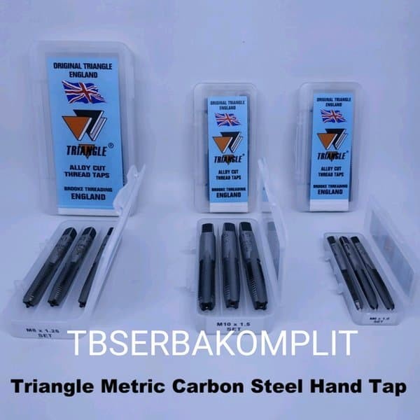 ✅New Handtap M6X1.25 Triangle England Hand Tap M6 X 1.25 Ukuran M 6 X 1.25 Berkualitas
