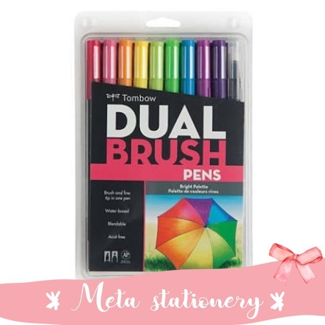 

Gaya Abt Tombow Dual Brush Pen Art Maker Bright Pallete