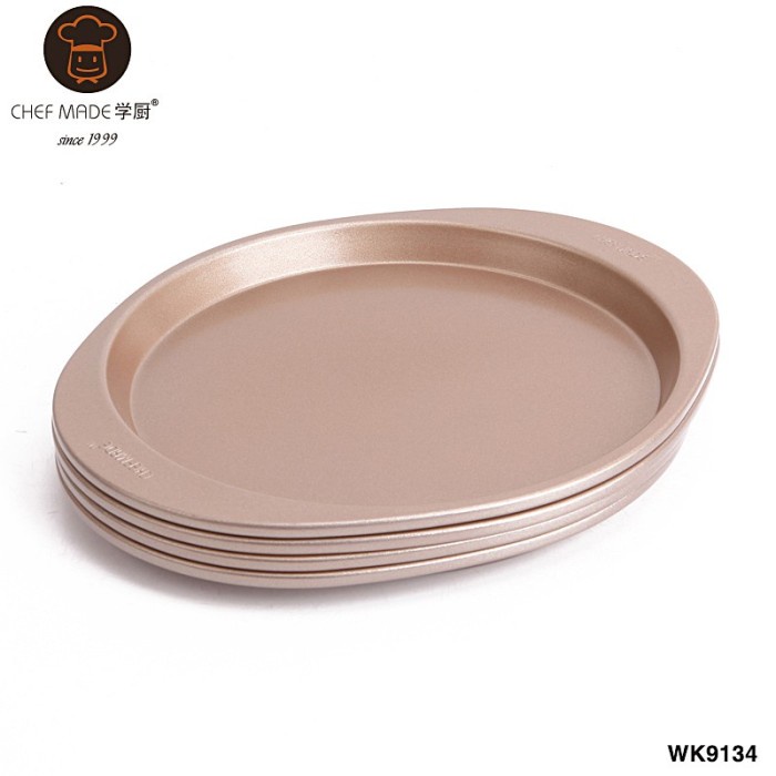 

✅Original Chefmade Wk9134 Loyang Rainbow Cake Set 4Pcs Non Stick 25Cm Terbaru