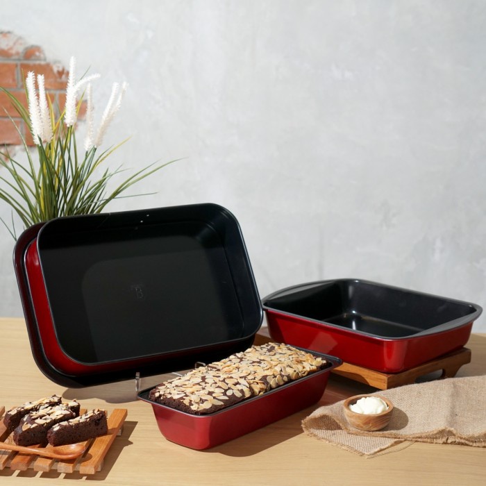 

✅Original Berlinger Haus Baking Form Set Burgundy Bakeware Loyang Premium Merah Limited