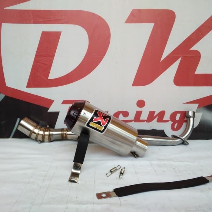 ✨Baru Knalpot Racing Yamaha Jupiter Z Akrapovic Monster Black Terbatas