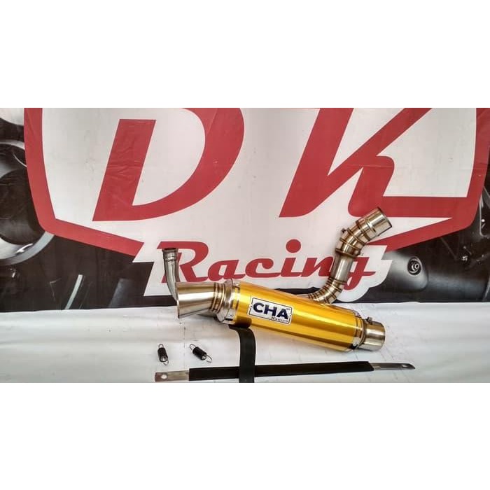 ✨Baru Exhaust Knalpot Racing Mio Sporty Cha Gold Fullsystem High Peforma Limited