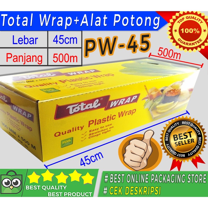 

✅Ready Total Wrap Lengkap Alat Potong - Pw.45 Keren !! Diskon