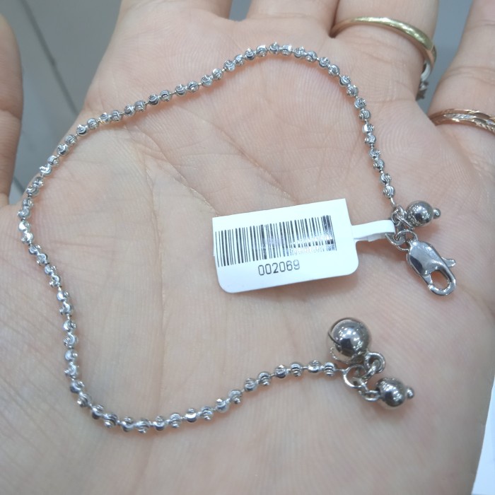 ✨Sale Gelang Emas Putih Biji Lada 75 Berkualitas