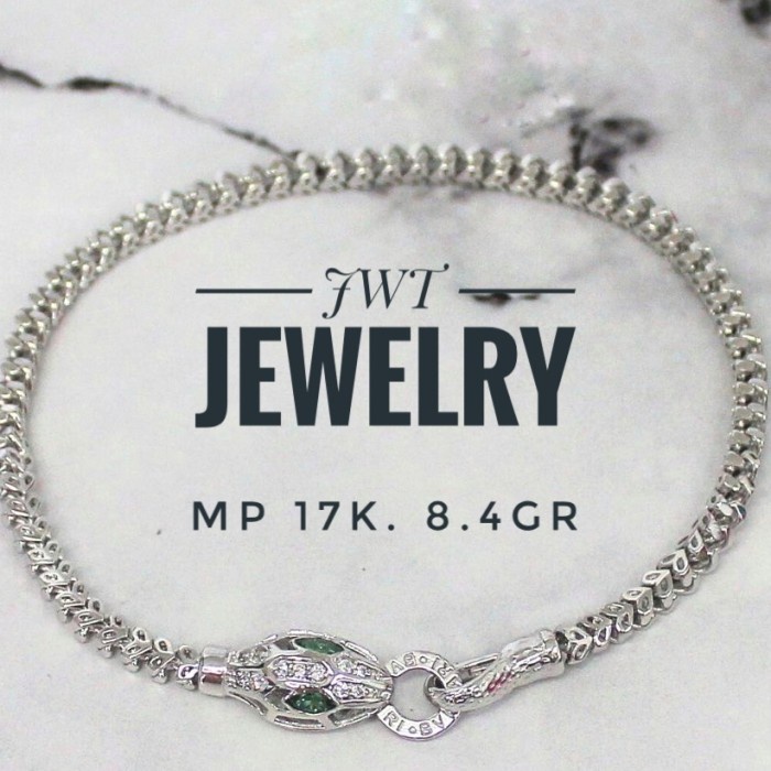 ✨Sale Gelang Tangan Emas Rante Serpenti Viper Ular Keren Berkualitas
