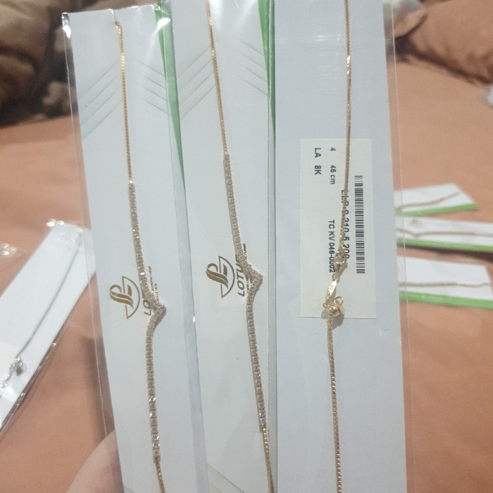 ✨Sale Kalung Annyeong Korea Aurel Listring Emas Asli 375 Mas Muda 8K Berkualitas