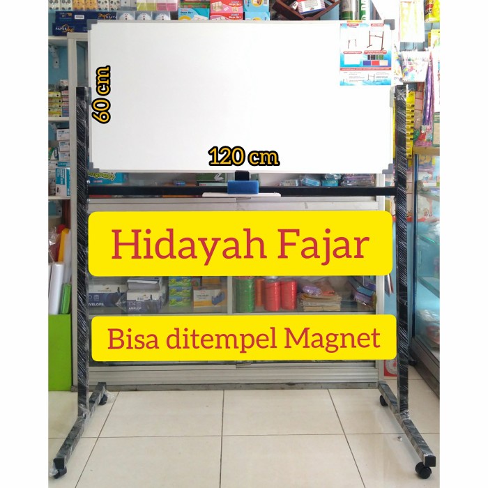 

✨Sale Papan Tulis - Whiteboard Standing - Papan Tulis Roda 60 X 120 Diskon