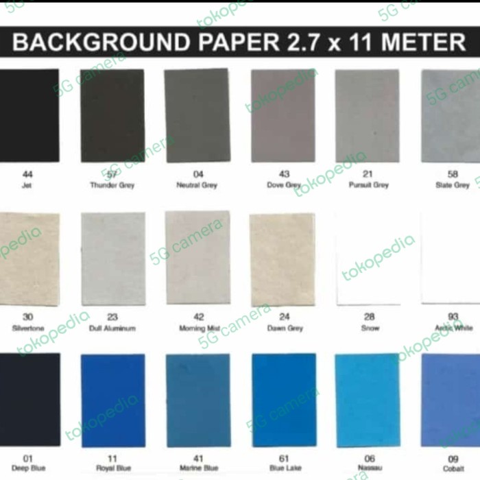 

✨Ready Kelly Photo 2 7X11M Kelly Photo Background Paper Terlaris Original Limited