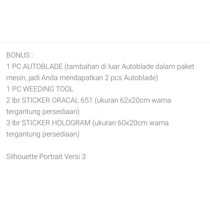 

✨Ready Paket Usaha Khusus Mesin Cutting Sticker Portrait Terbaru Spesial Terbaru