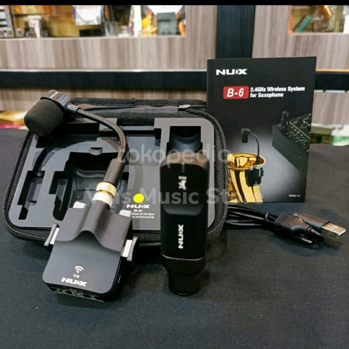 

✨Sale Termurah Nux B-6 24 Ghz Wireless System For Saxophone Mic Saxophone Berkualitas