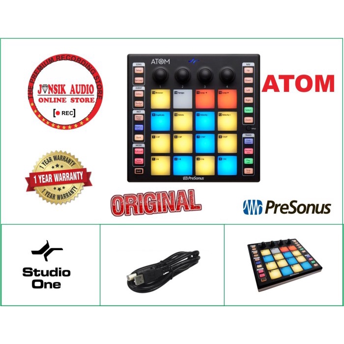 

✨Sale Presonus Atom Midi Controller Launchpad Diskon