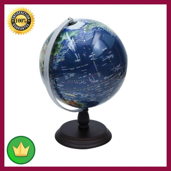

✨Sale Globe Mini Nasa Map Dengan Kaki Kayu Lampu 25 Cm Diskon