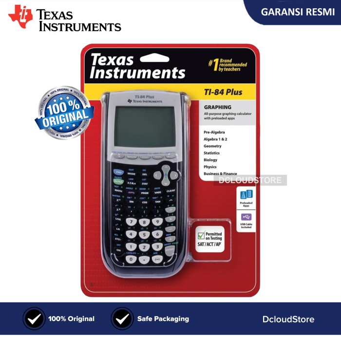 

✨Ready Calculator Original Ti-84 Plus Texas Instruments Kalkulator Terbatas