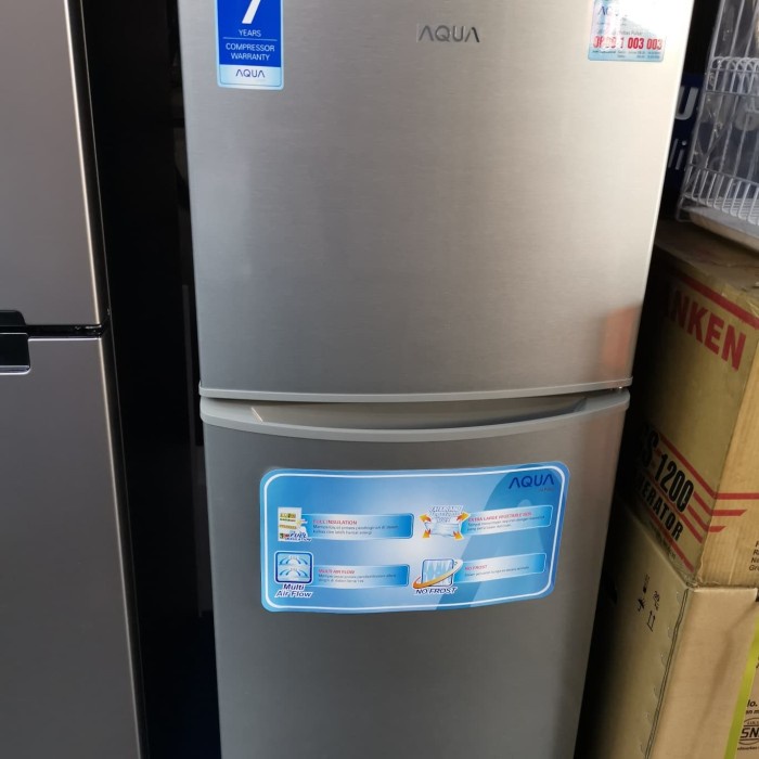 ✨Ready Aqua Kulkas 2 Pintu Aqr D240/ Aqrd 240 / Aqr-D240 Diskon