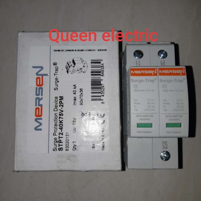 ✨Original Surge Protection Device Mersen Stpt2-40K75V-2Pm Terbatas