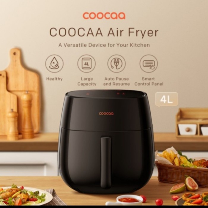 ✨New Ori Coocaa Air Fryer 4 L Mesin Penggoreng Tanpa Minyak Limited