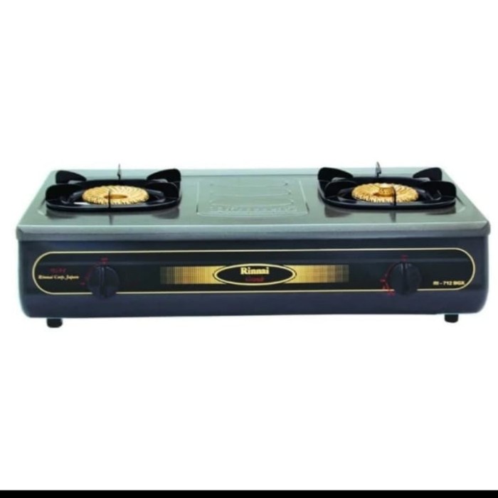 ✨New Ori Kompor Gas Tungku 2 Merk Rinnai 712 Bgx Terbatas