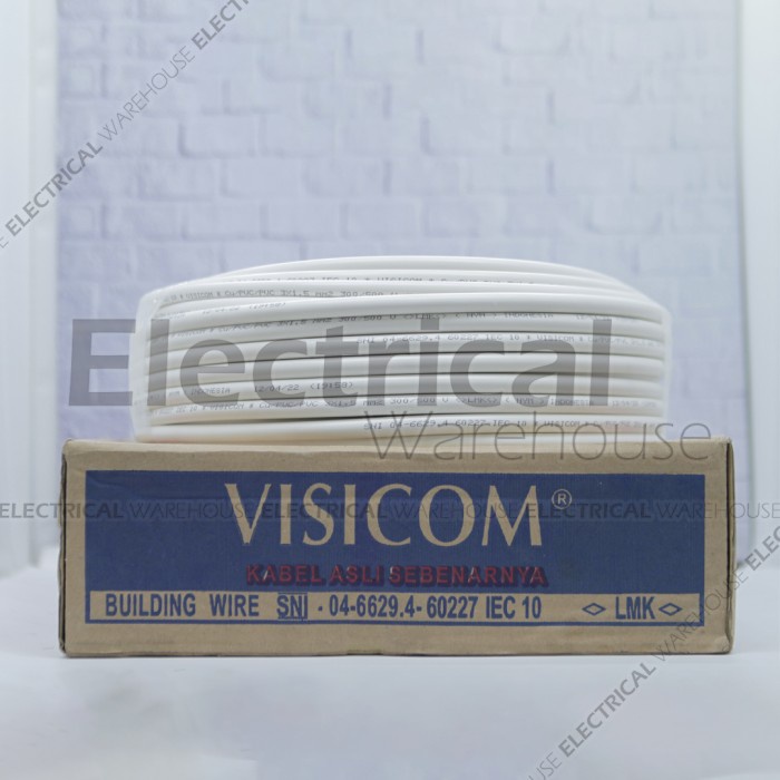✨New Ori Kabel Listrik Nym 3X1.5Mm2 Visicom 50 M Sni 3X1.5 3X15Mm 3X15 50M Berkualitas
