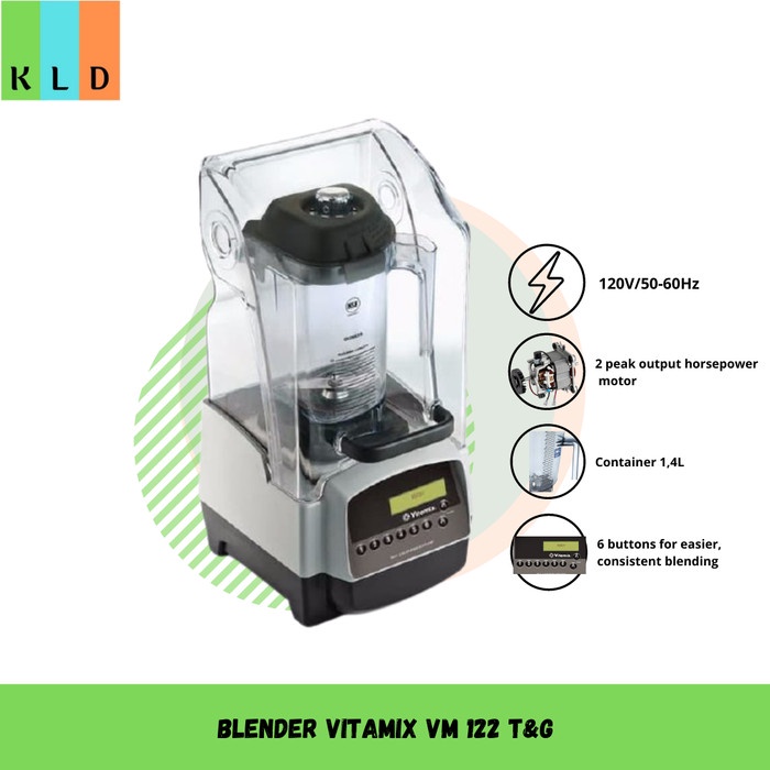 ✨New Ori Commercial Blender Vitamix Vm122 TG Silent Blender Garansi 1 Tahun Limited