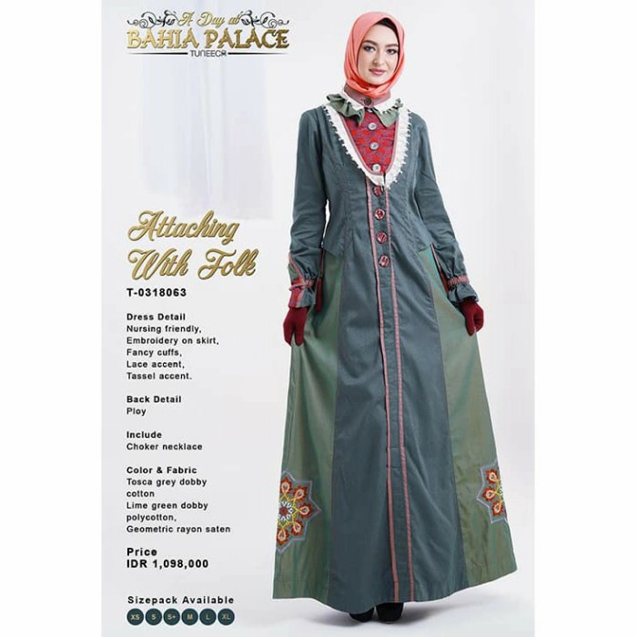 ✨New Tuneeca Bahia Palace Tosca Green Size S Terbatas