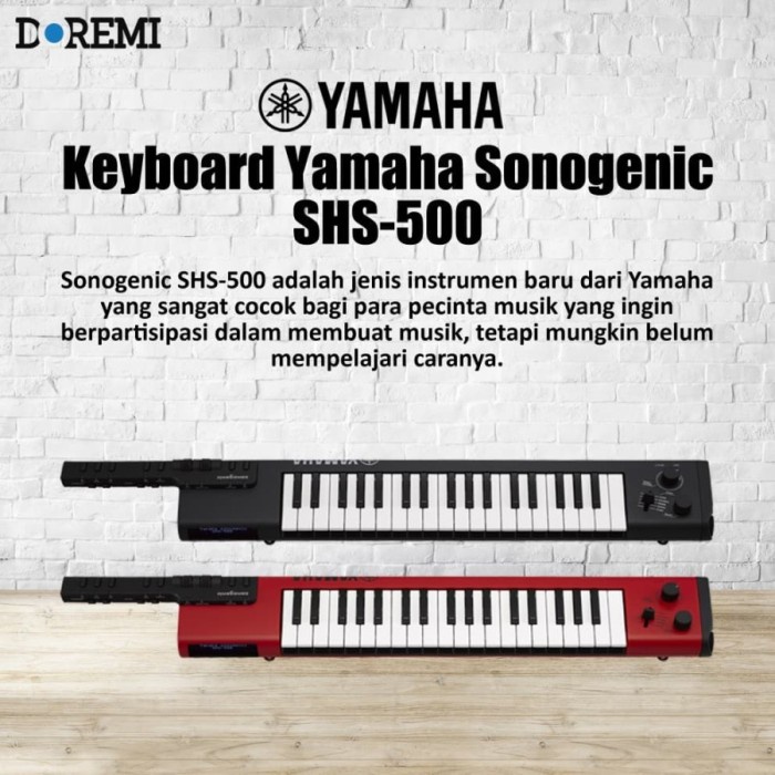 ✨New Keyboard Yamaha Sonogenic Shs-500 / Yamaha Sonogenic Shs-500 - Black Limited