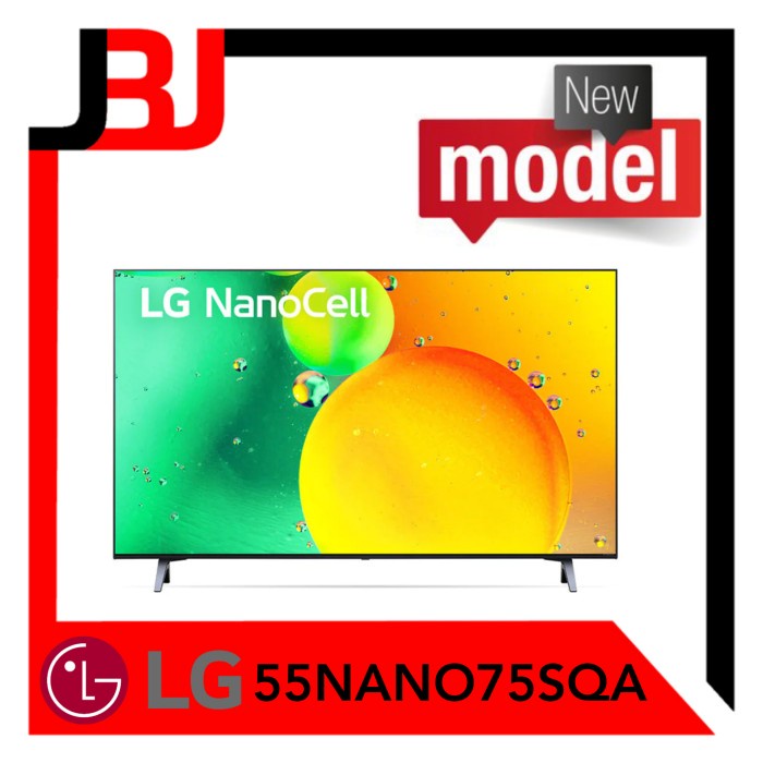 ✨New Led Tv Lg 55 Inch 55Nano75Sqa Lg Nano Cell 55Nano75 Lg Nano75Sqa 55 Terbatas