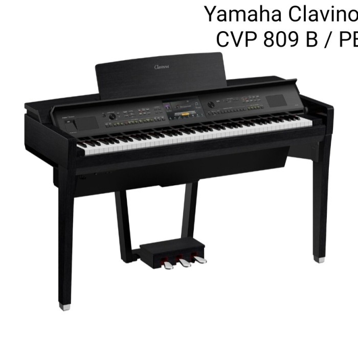 ✨New Yamaha Clavinova Cvp 809 Pe/B Berkualitas