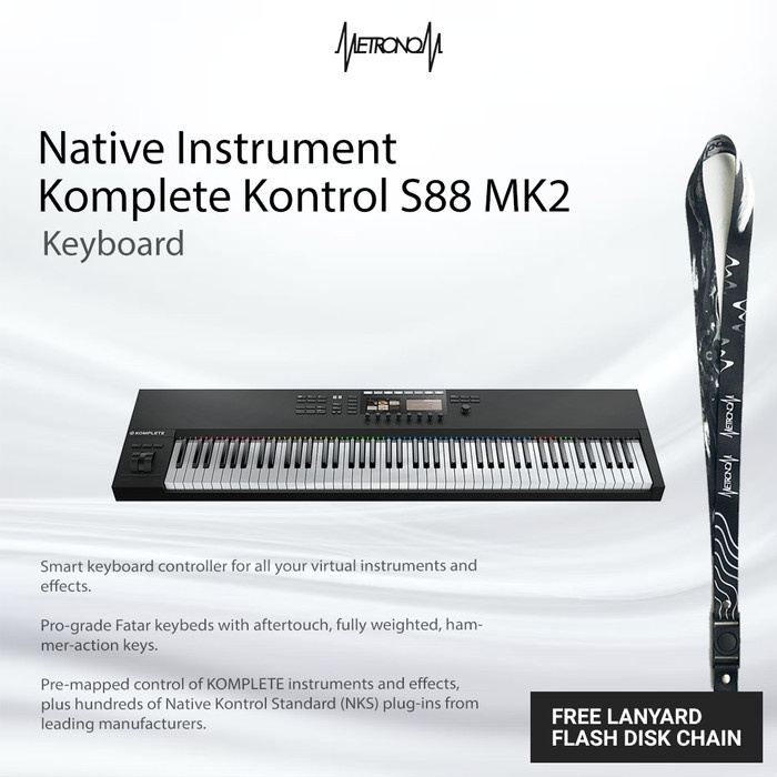 ✨New Native Instrument Komplete Kontrol S88 Mk2 Berkualitas