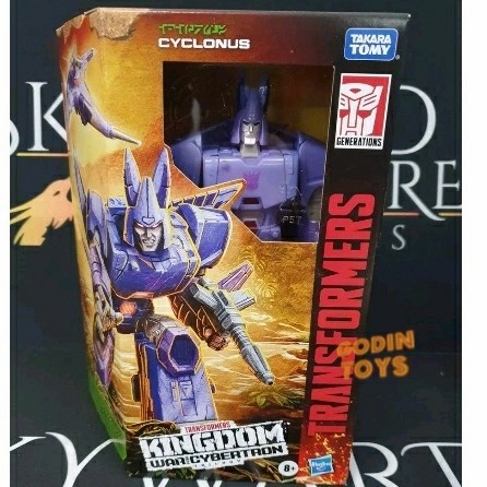 ✨New Transformers Cyclonus Kingdom War Cybertron Wfc Hasbro Berkualitas
