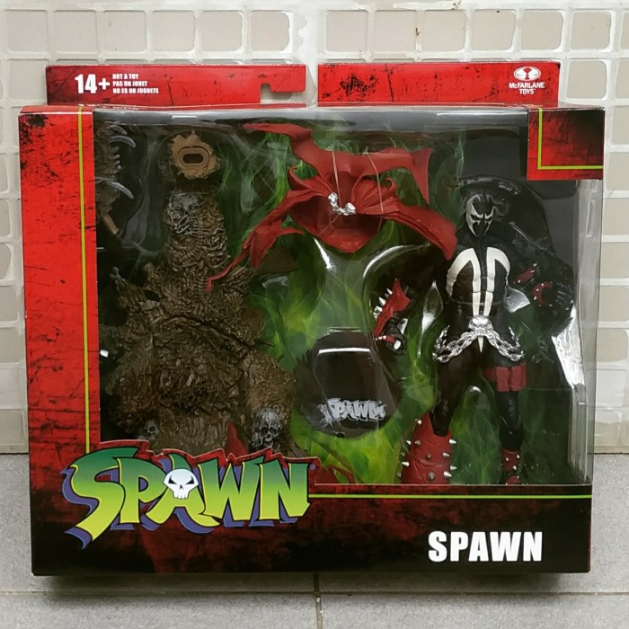 ✨Baru Mcfarlane Toys Deluxe Spawn With Throne Spawn Duduk Limited