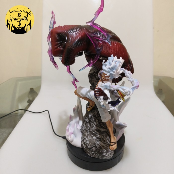 ✨Baru One Piece Box Action Figure Anime Statue Luffy Gear 5 Tangan Besar Berkualitas