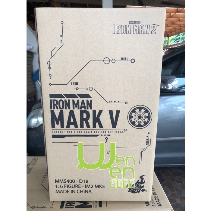 ✨Baru Po Fullpay Hot Toys Ht Ironman 2 Mark V 5 Iron Man Mk5 Figure Diecast Terbaru