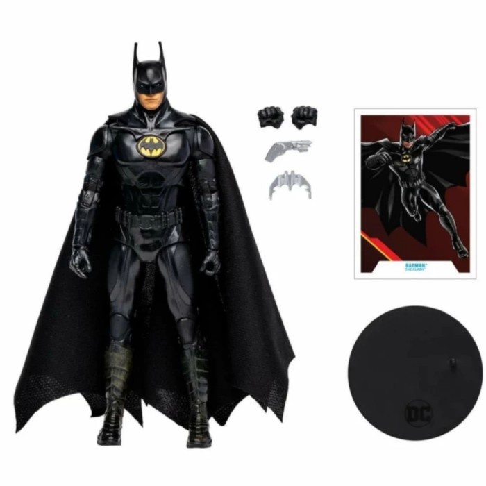 ✨Baru Mcfarlane Toys Original Dc Multiverse Batman 1989 Michael Keaton Flash Limited