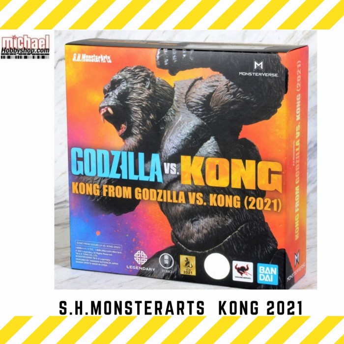 ✨Baru Bandai S.H.Monsterarts Kong From Godzilla Vs Kong 2021 Terbaru