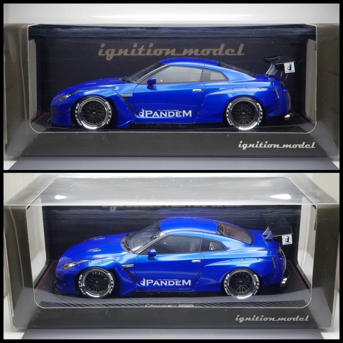 ✅Termurah 1/18 Ignition Model Nissan Gtr R35 Pandem Blue Diskon