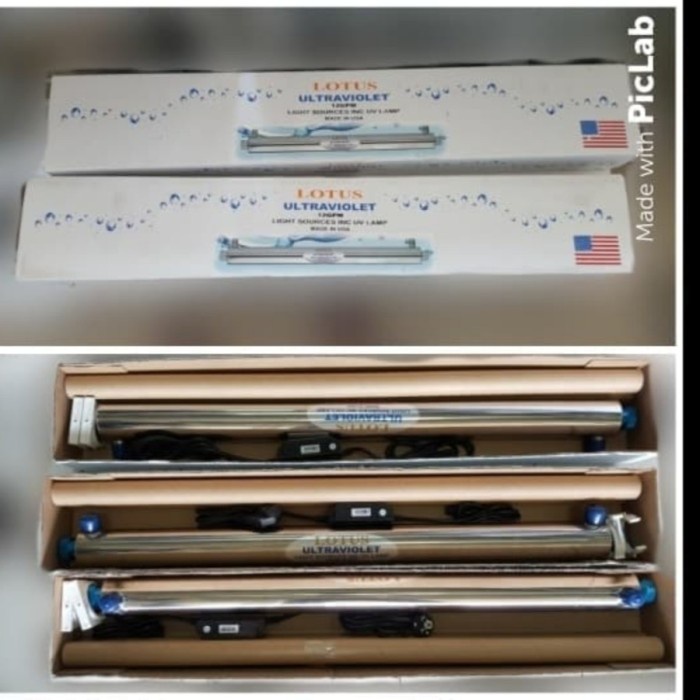 ✨Ori Uv Lotus 12 Gpm Lampu Ultraviolet Depot Isi Ulang Air Minum Berkualitas