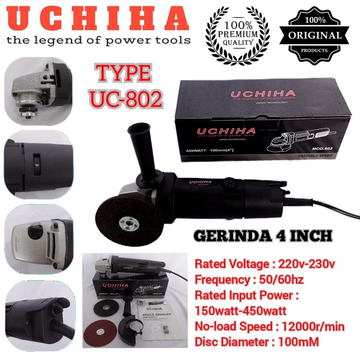 mesin gerinda UCHIHA japan grinder gurinda poles canggih ori