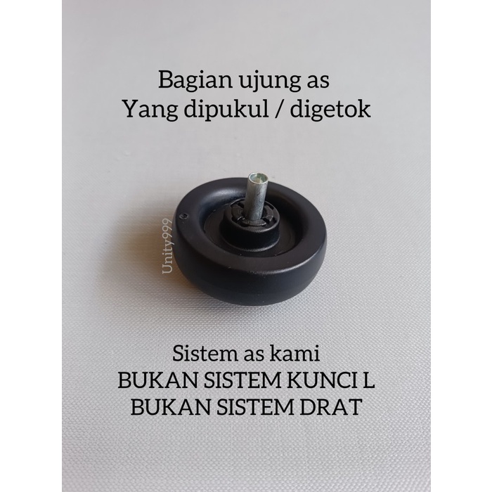 roda koper pengganti roda replacement roda koper fiber 360