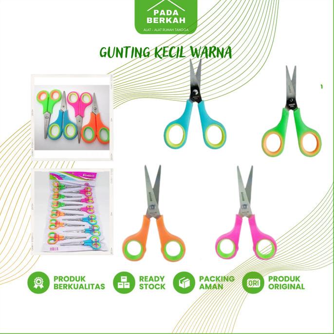 

@#@#@#] Gunting Kertas Kecil Tanggung Warna Emigo Scissors
