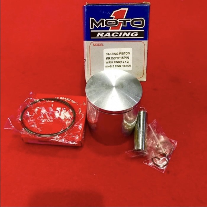 ✨Baru Piston Moto1 Racing Ninja 150 59Mm Single Ring Type C Casting Piston Terbaru