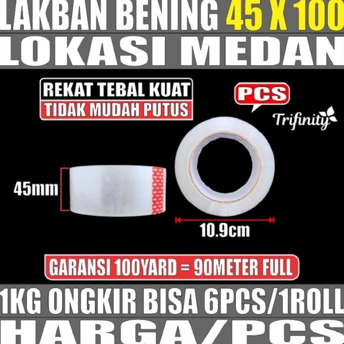 

+++++] Kertas Thermal A6 100x150mm Label / Lakban Bening Tape Fragile Medan