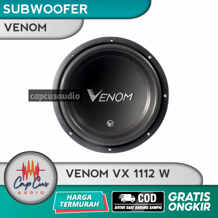 ✅New Ori Subwoofer Venom 12 Inch Venom Vx 1112 W / Vx1112W Double Coil Vx 1112W Terbatas