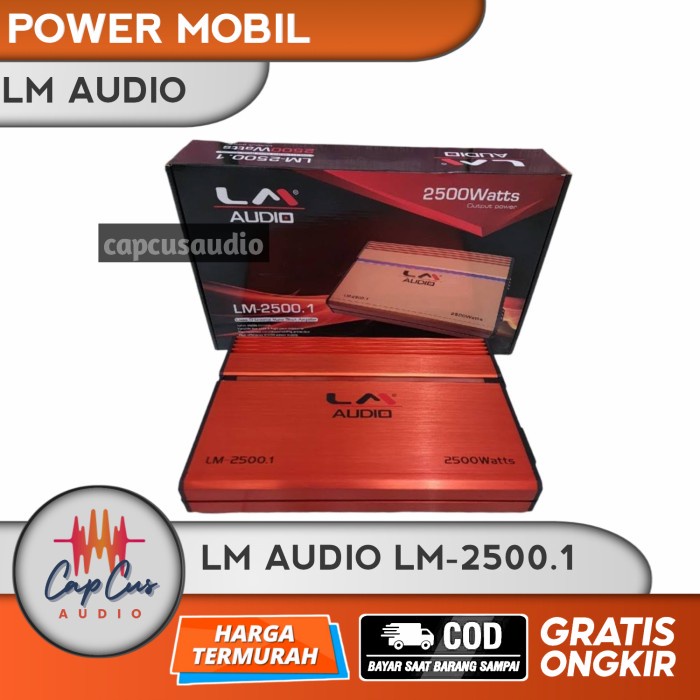 ✅New Ori Power Monoblock Monoblok Lm Audio Lm 2500.1 / 2500 1 Class D Resmi Limited