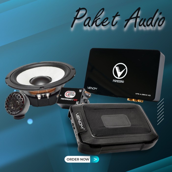 ✅Ori Paket Audio Mobil Venom Mix Speaker Cello Terbaru