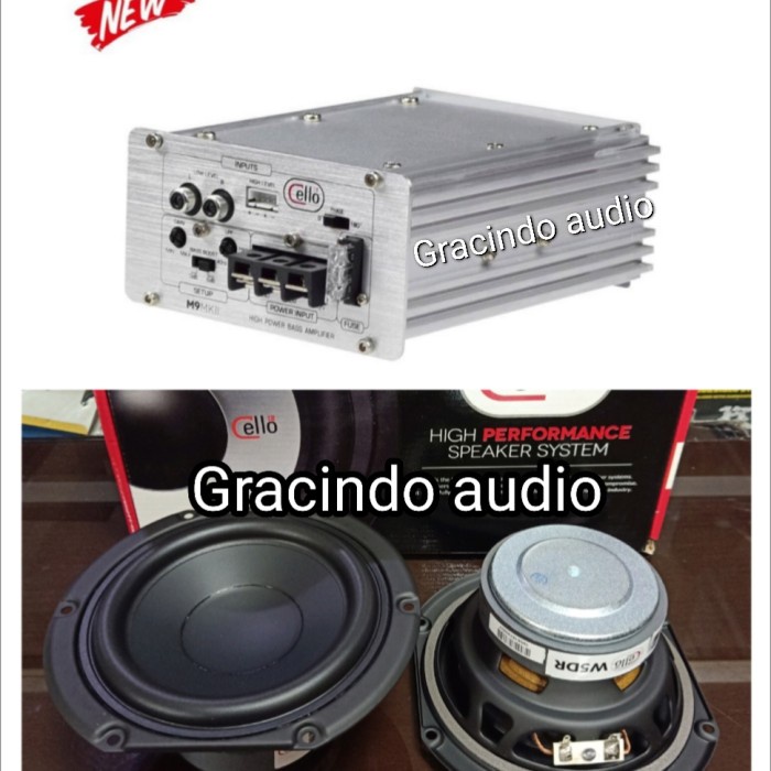 ✅Ori Subwoofer Cello W5Dr Pintu Plus Power Monoblok Cello Terbaru