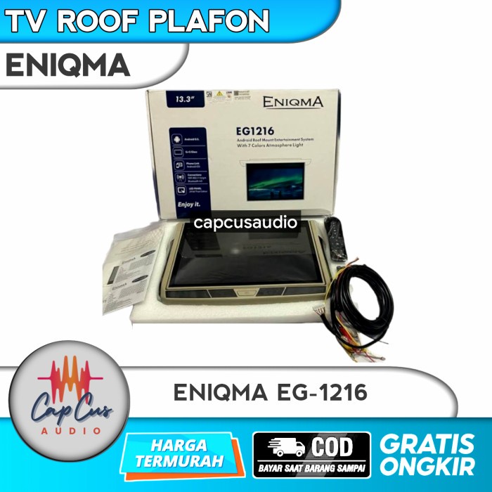 ✅New Ori Tv Roof Plafon Android Enigma 13 Inch / Tv Roof Android Enigma Eg-1216 Berkualitas