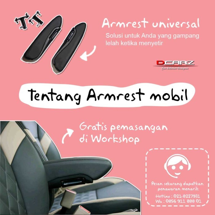ARMREST Mobil Universal Honda Freed