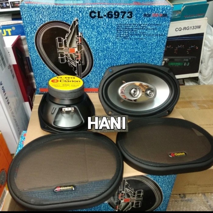 ✅Ori Speaker Clarion Cl 6973 Speaker Oval 6X9 3Way Magnet Besar Berkualitas