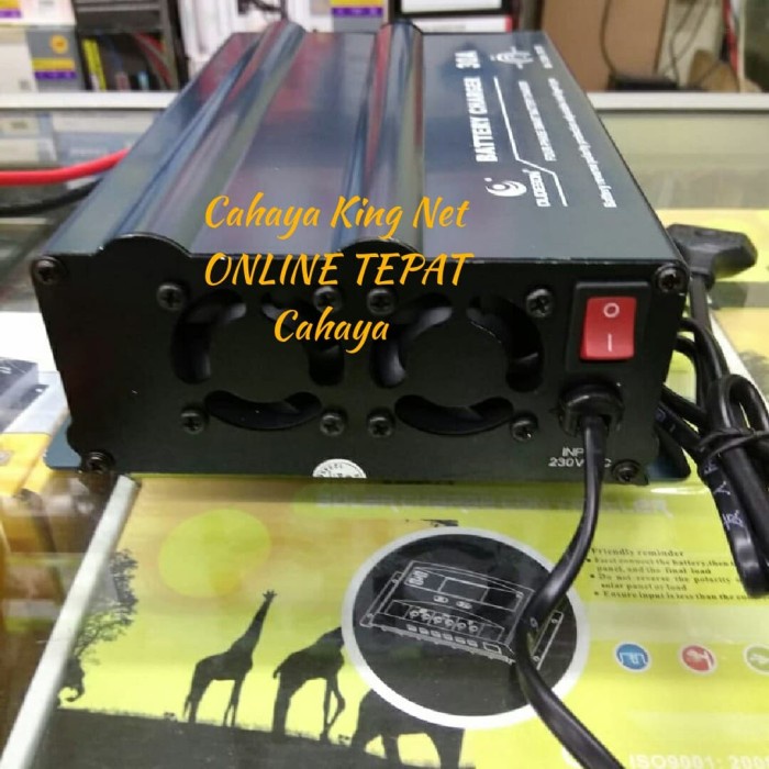 ✅New Charger Aki Otomatis 12V 30A Kwalitas 12Vol 30Amper Original Terbatas