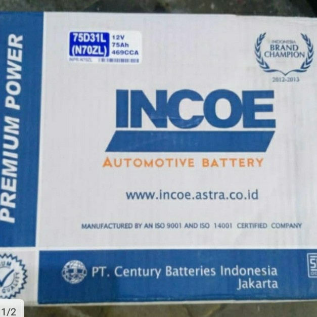 [Original] Aki Mobil Truk Incoe N70Zl Limited